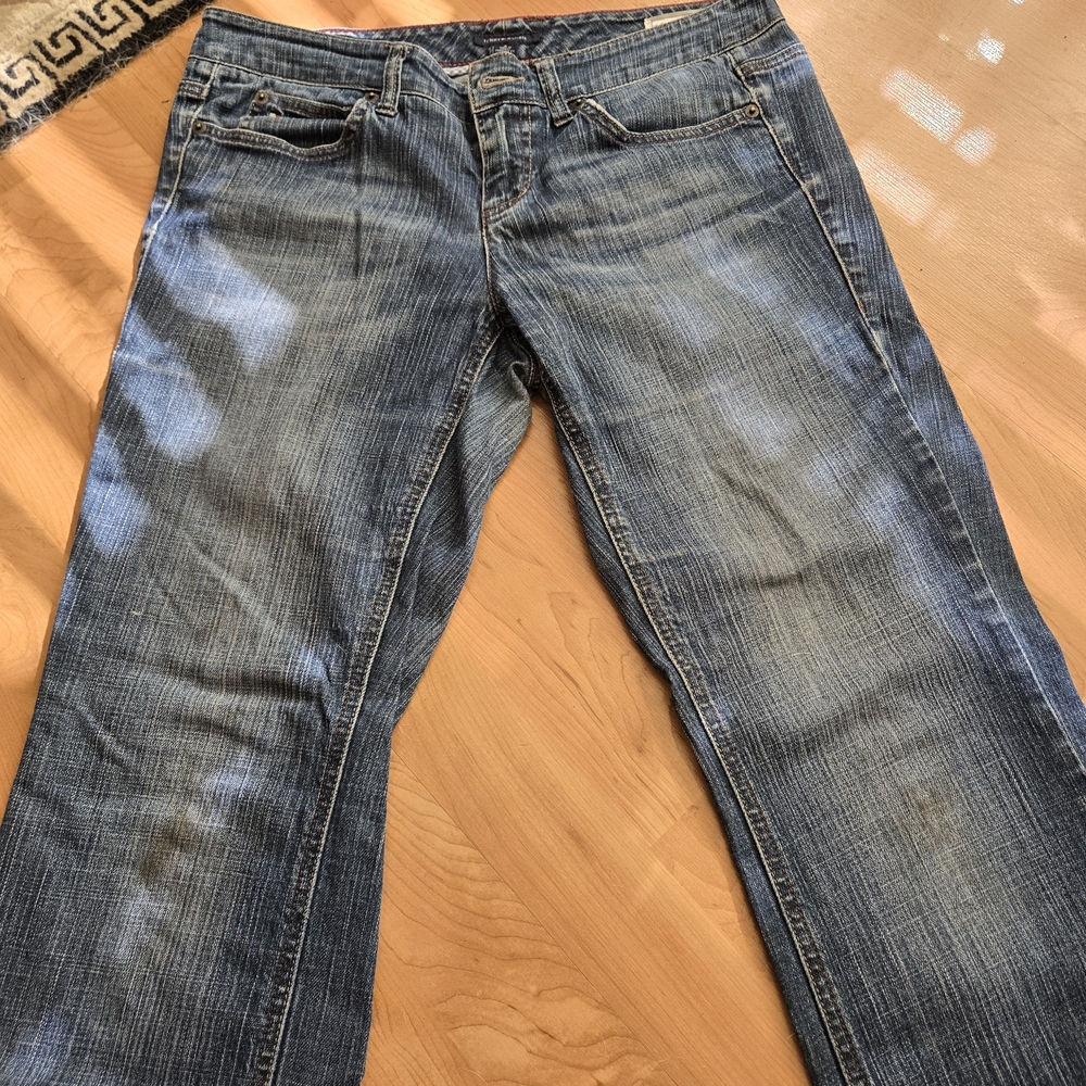 Tommy Hilfiger Blue Flare Women's Jeans - Picture 2 of 6